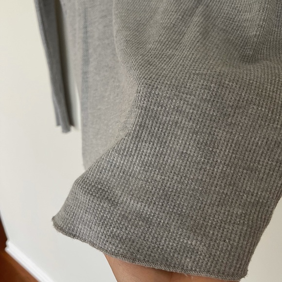 Urban Outfitters Gray Crossover Waffle Top - Picture 8 of 8